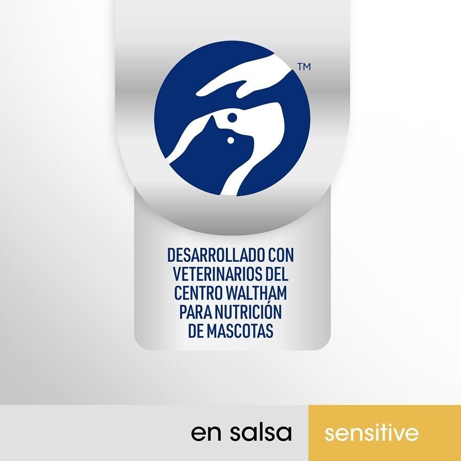 4 sobres x 85 g Perfect Fit Adult Sensitive Sterelized Pollo y Salm&oacute;n sobre en salsa para gatos, , large indicador imagen numero 7